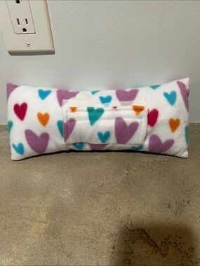 Heart-Print Seatbelt Pillow
